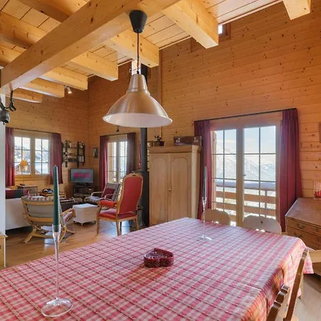 Montebello Cozy, Classic Swiss Chalet With Stunning Views La Tzoumaz